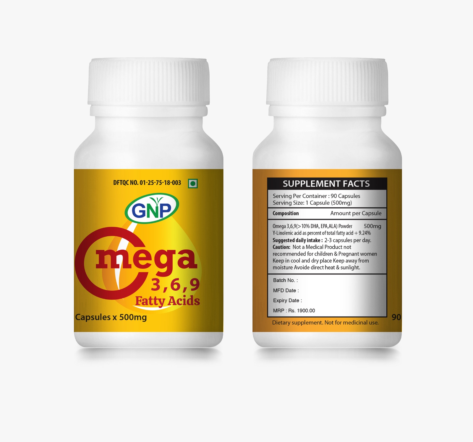 GNP- Omega 3,6,9 fatty acids
